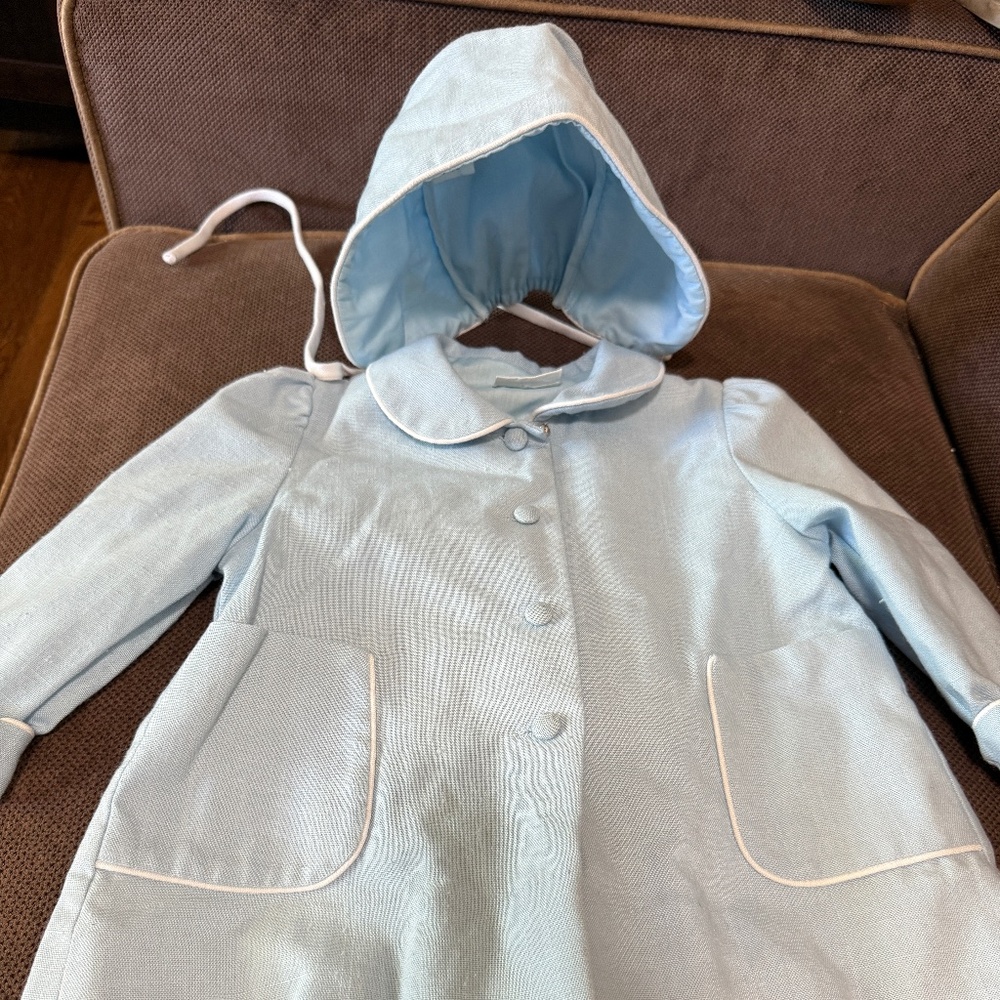 Vintage Betti Terrell by Johnston Boy's Coat and Bonnet 12-18 Months